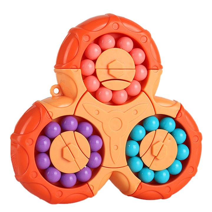 QttvbTna intelligencia játék, antistressz, forgó, tarka