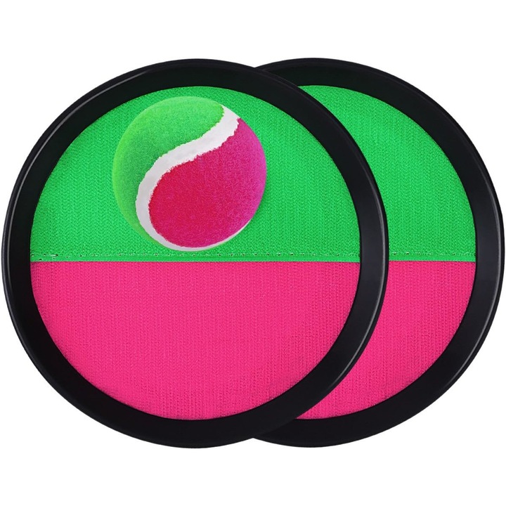 Set joc Velcro Ball, 2 palete + 1 minge, multicolor