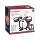 Set tobe cu bete, scaun si chimvale, ABS/Aluminiu, pentru copii, ATU-089146