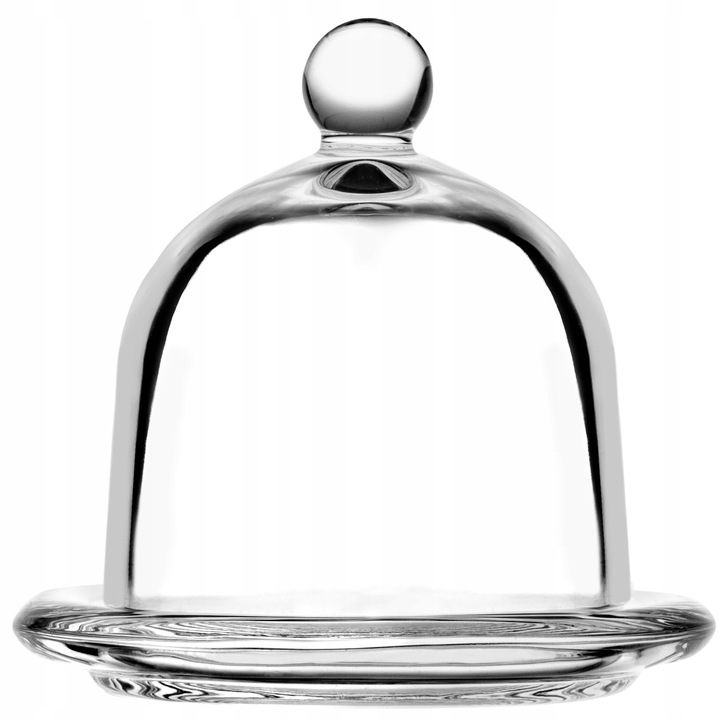 Set 2 recipiente pentru lamaie, Kadax, Sticla, 9.5x6.5x9.5 cm, Transparent