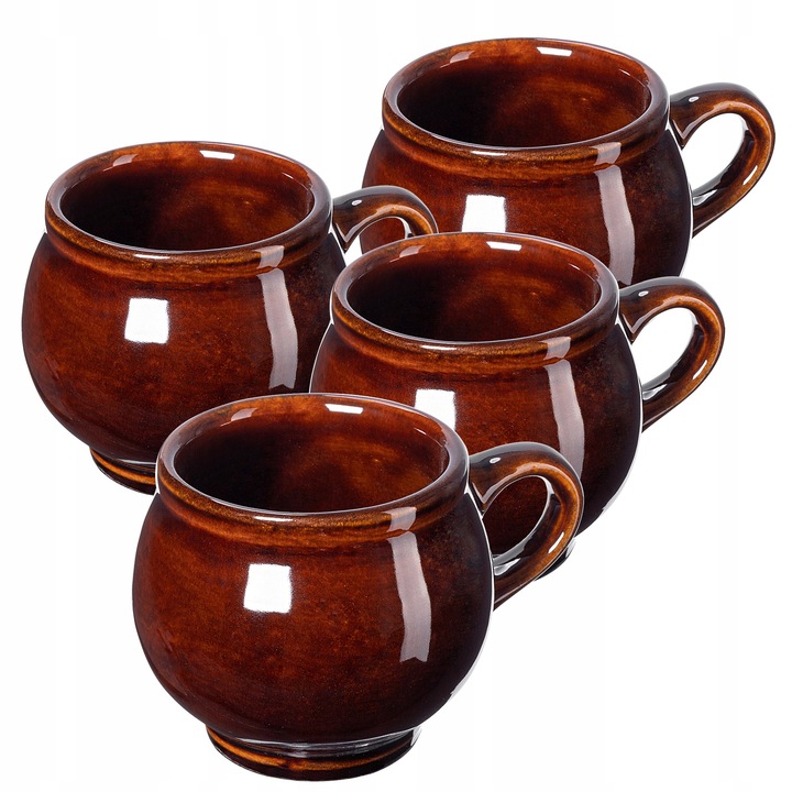 4 db-os szett forralt borhoz, Kadax, 300ml, Barna
