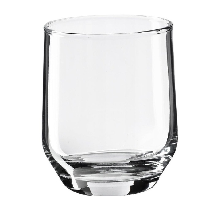 6 db-os pohár készlet, Kadax, Üveg, 205ml, 6x8,3 cm, Átlátszó