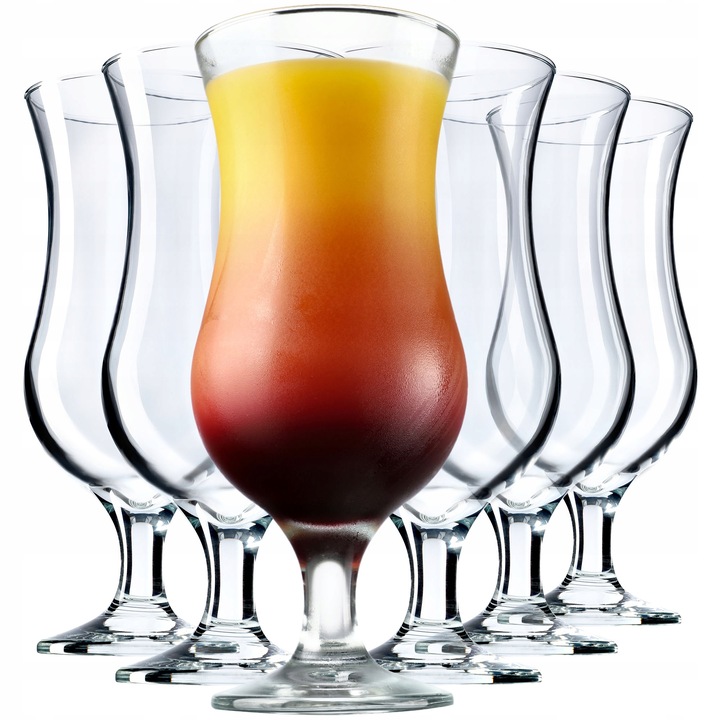 6 db-os Kadax szemüveg készlet 460ml, Átlátszó