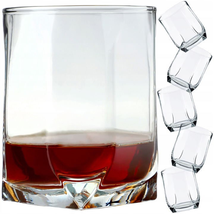 6 darabos pohárkészlet, Kadax, 320ml, átlátszó