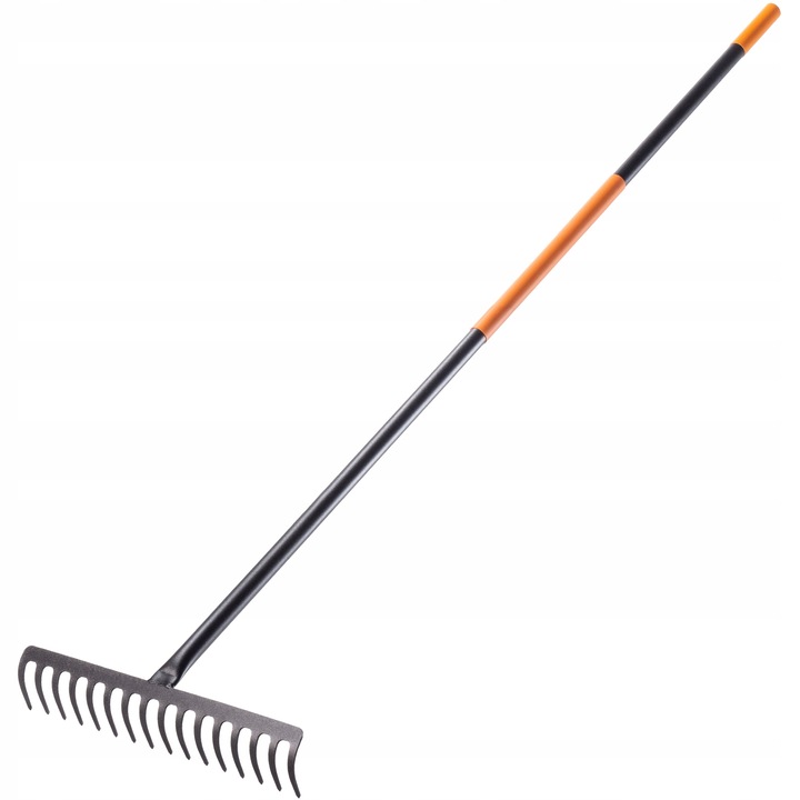 Grebla pentru frunze, Kadax, Metal, 16 dinti, Multicolor