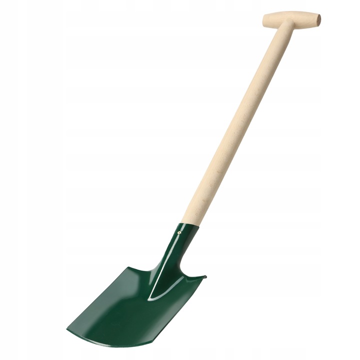 Лопата, Kadax, Метал, 90 см, Ергономична, Бежов/Зелен