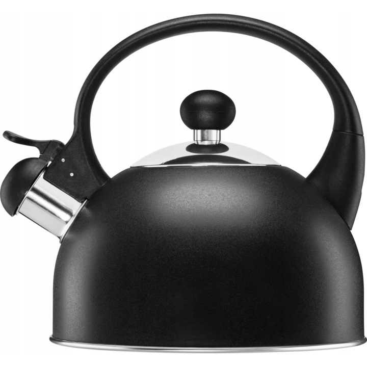 Gázindukciós vízforraló, KADAX, 1,7L, fekete