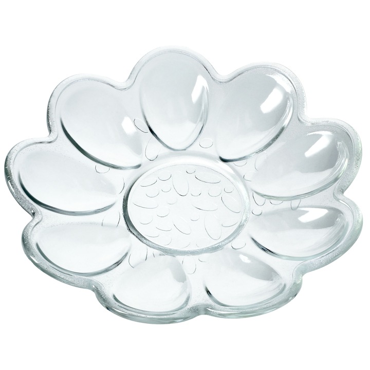 Farfurie pentru oua, Kadax, Sticla