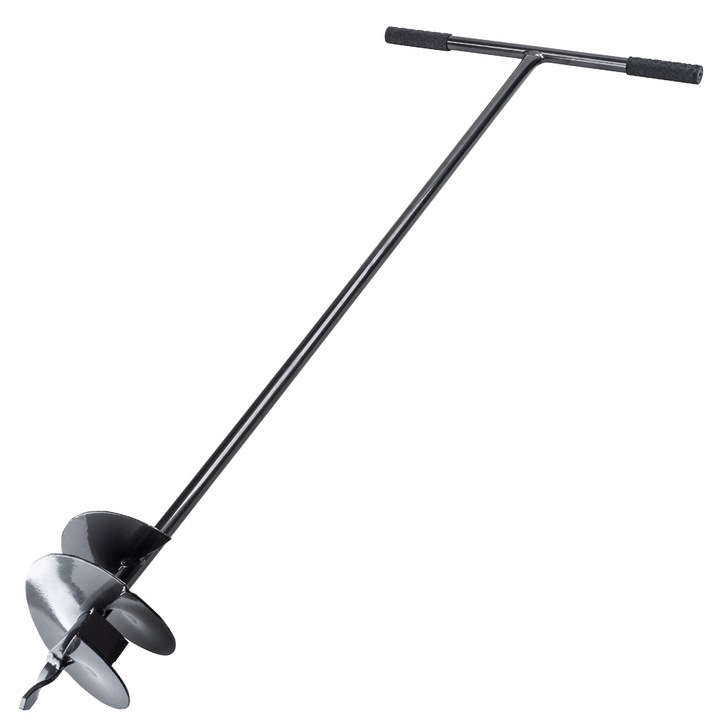 Snec manual pentru sol, Kadax, 170 mm, Metal, Negru