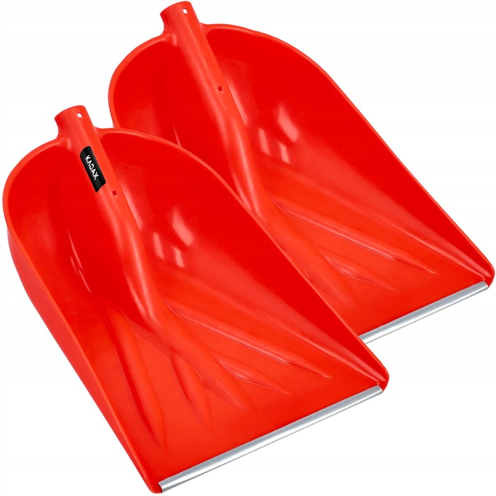Set lopeti fara manere Kadax, set 2 bucati, plastic, 38,5x51cm, portocalie