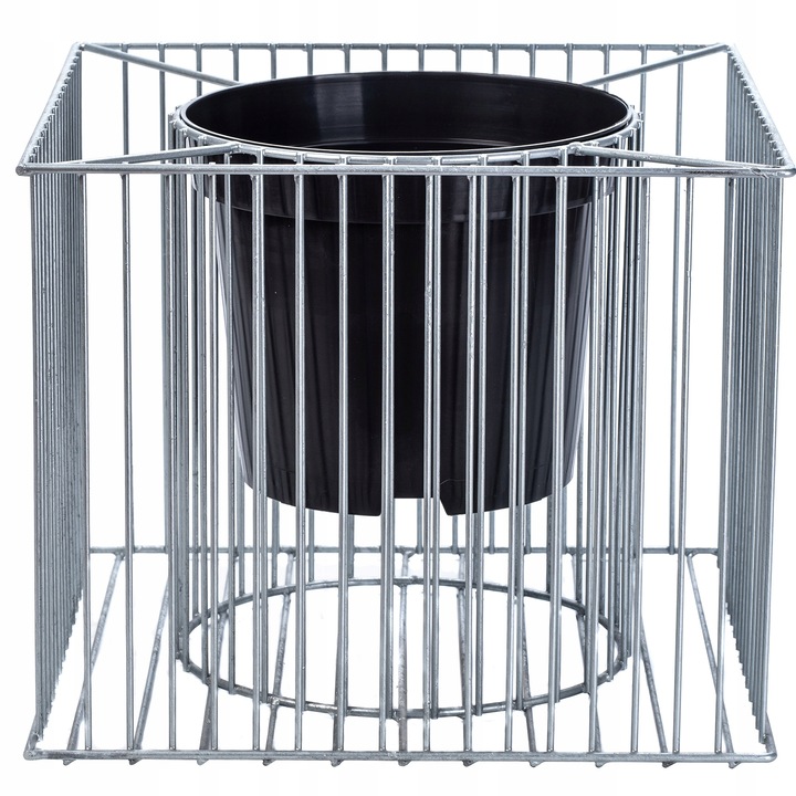 Ghiveci de gradina, Kadax, Otel, 48x48x39 cm