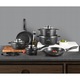Set de oale, Zilner, Inox, Negru