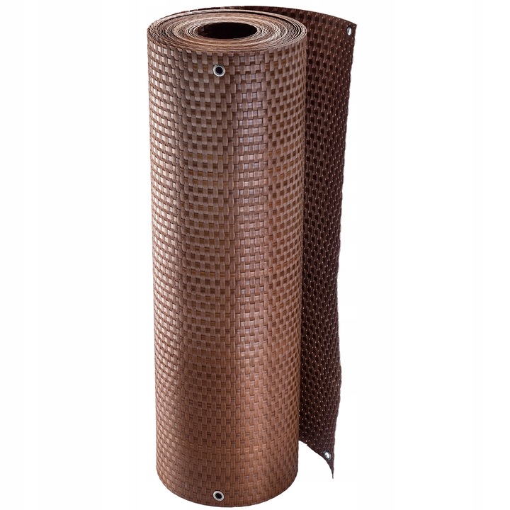 Plasa pentru balcon/gard, Tehnoratan, 0.9x4 m, Maro