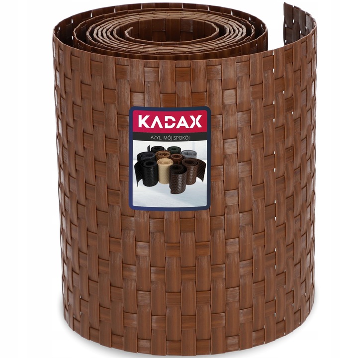 Banda pentru gard, Tehnoratan, 255x19 cm, Maro