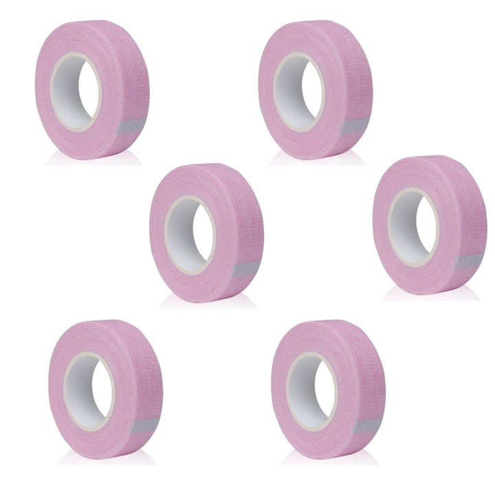 Banda pentru extensii gene HERUSI set 6 role mov 1.27x9.14m