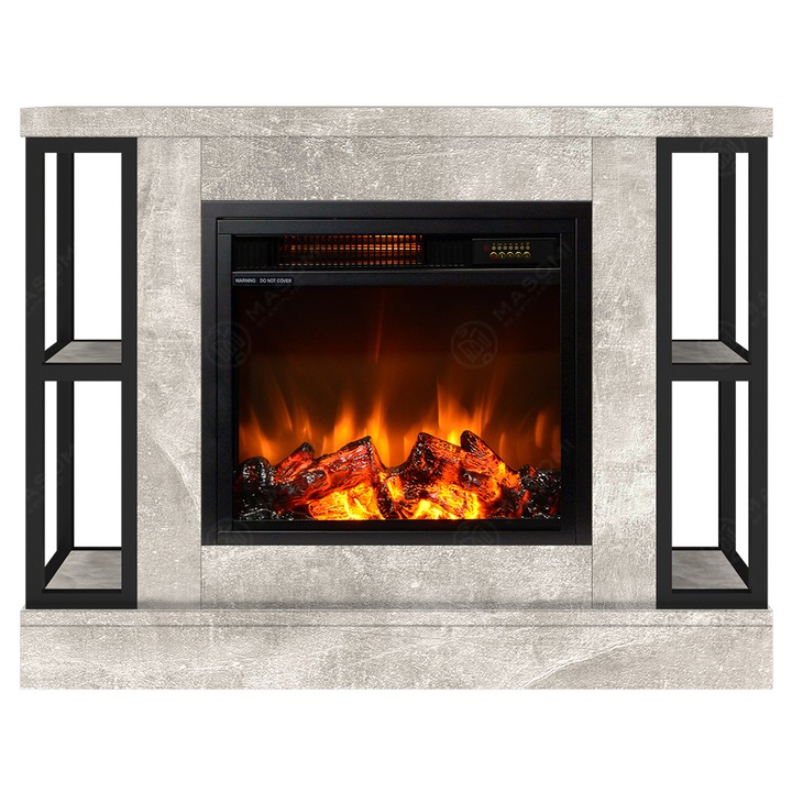 Semineu electric, Masomi, Fusion 17 & Bahus-17' 1600 W, Atelier de lumina, 94*73*23 cm