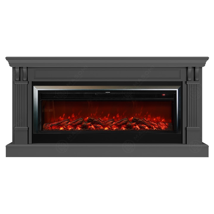 Semineu electric, Masomi, Elegance 50 & Tasmania-50' 1600 W, Grafit mat, 180*90*29 cm