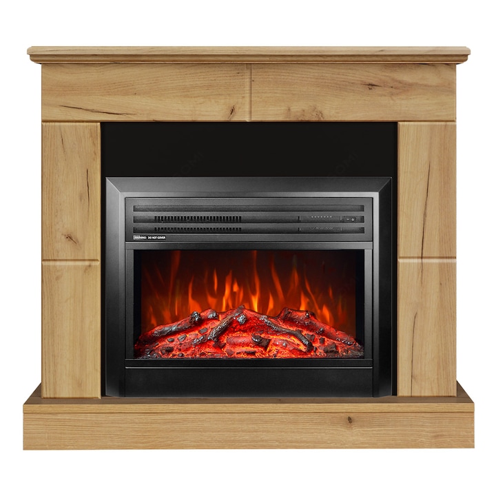 Semineu electric, Masomi, Maxwell 23 & Marsel-26' 1600 W, Stejar gold craft, 98*88*28 cm