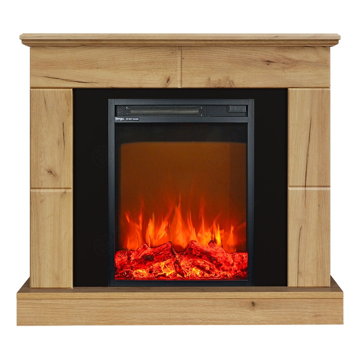 Semineu electric, Masomi, Maxwell 23 & Miriam-18' 1600 W, Stejar gold craft, 98*88*28 cm
