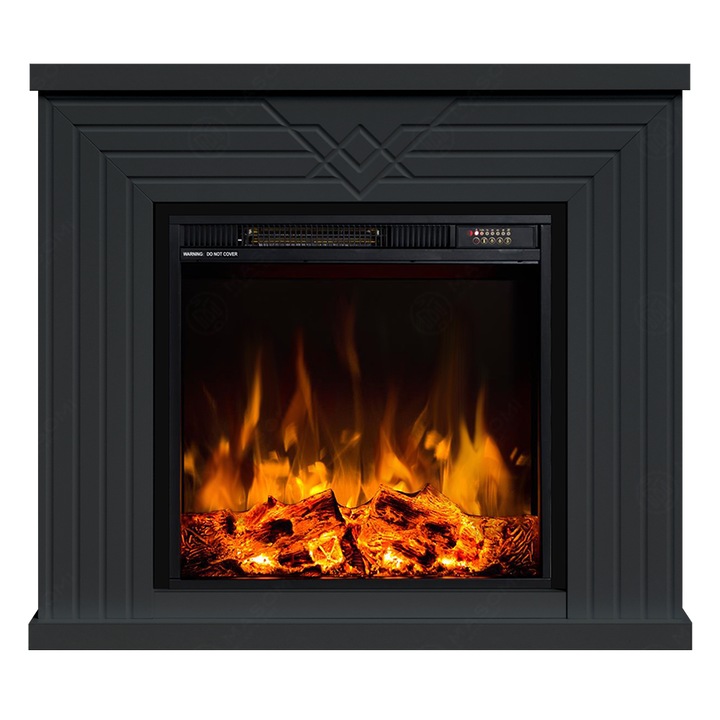 Semineu electric, Masomi, Sirius 20 & Frank-20' 1600 W, Grafit mat, 86*78*22 cm