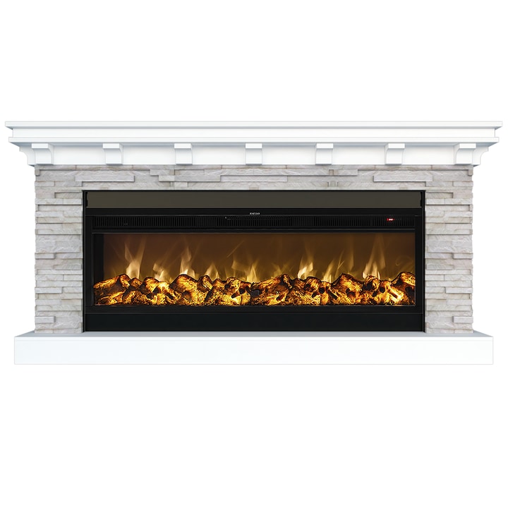 Semineu electric, Masomi, Sheldon 50 & Tasmania-50' 1600 W, Alb, 178*87*35 cm