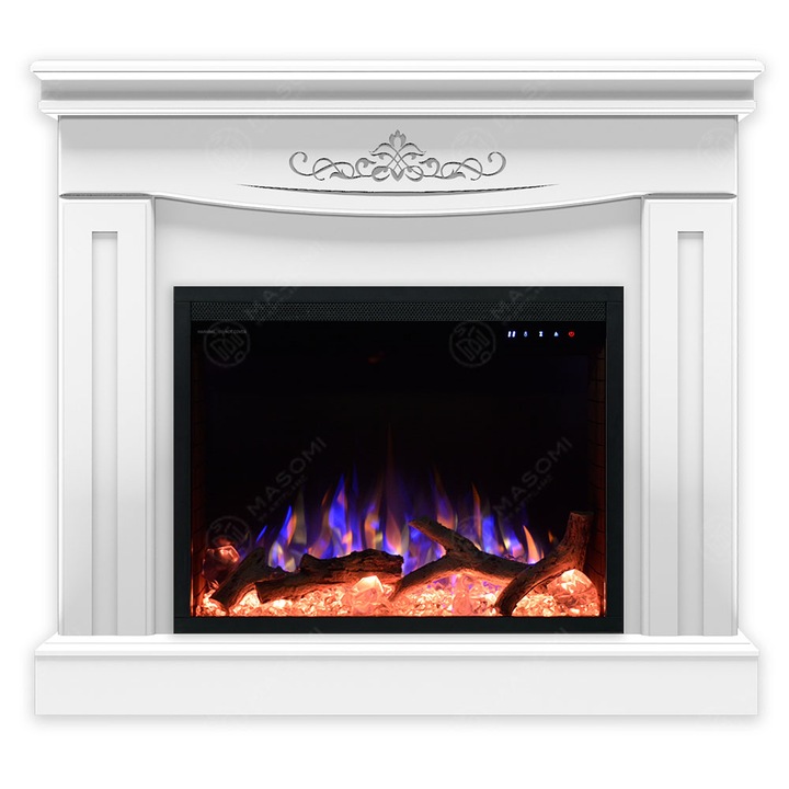 Semineu electric, Masomi, Sweet 26 & Bliss-26' 1600 W, Alb, 102*103*28 cm