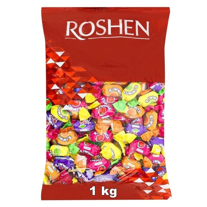 Дъвчащи бонбони Yummi's Toffee, Roshen 1 кг
