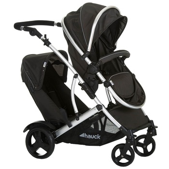Carucior pentru gemeni Hauck Duett 2, Negru Carucior pentru gemeni Hauck Duett 2, Negru