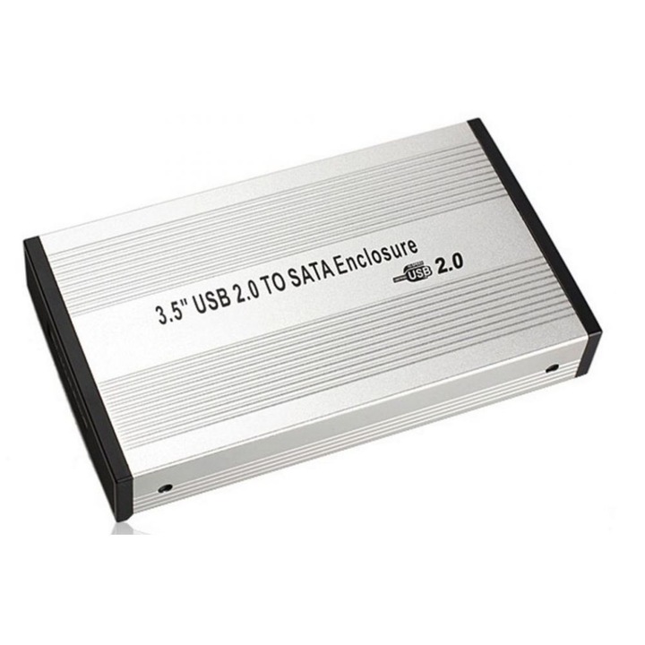 Кутия за външен твърд диск 3.5" ACTIVE, USB 2.0, hdd ide, външно захранване