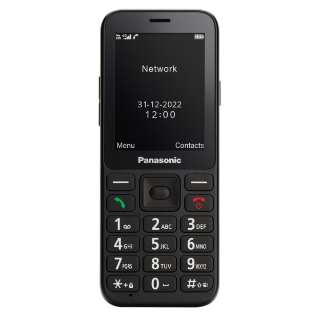 Telefon mobil Panasonic KX-TU250EXB 4G, negru