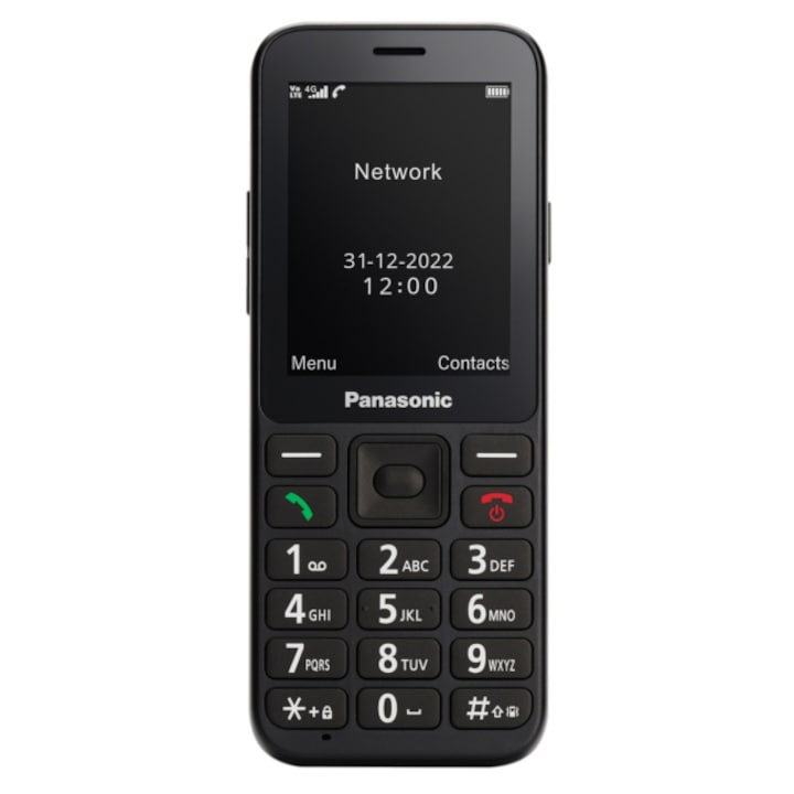 Panasonic KX-TU250EXB 4G Mobiltelefon, Fekete