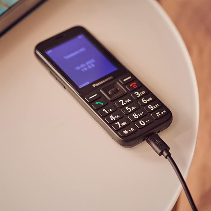 Telefon mobil Panasonic KX-TU250EXB 4G, negru