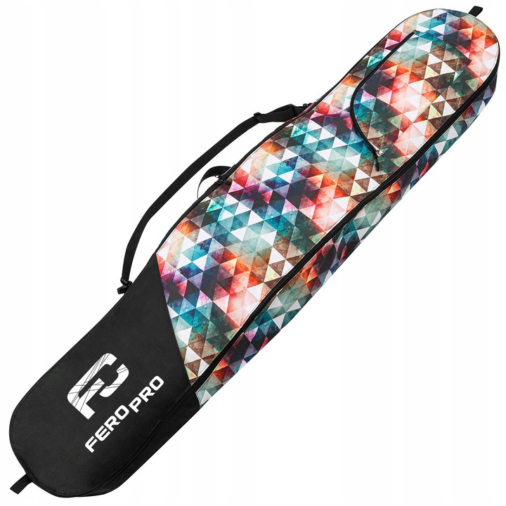 Husa Pentru Snowboard, Ferocity, Material: Tesatura Impermeabila Si Impregnata, Rezistenta: Rezistenta La Rupere, Fermuar: Dublu, Care Permite Deschiderea Completa A Compartimentului, Buzunar Suplimentar: Pentru Accesorii, 168 cm x 32 cm, Multicolor