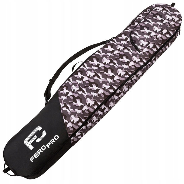 Husa Pentru Snowboard, Ferocity, Material: Tesatura Impermeabila Si Impregnata, Rezistenta: Rezistenta La Rupere, Fermuar: Dublu, Care Permite Deschiderea Completa A Compartimentului, Buzunar Suplimentar: Pentru Accesorii, 168 cm x 32 cm, Multicolor