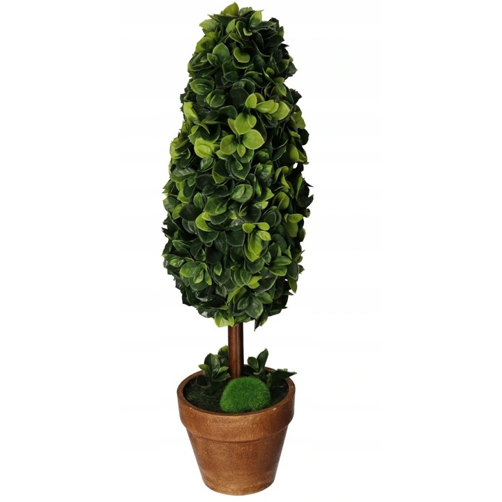 Planta artificiala, inaltime 60cm, latime 17cm, ghiveci 15x13cm