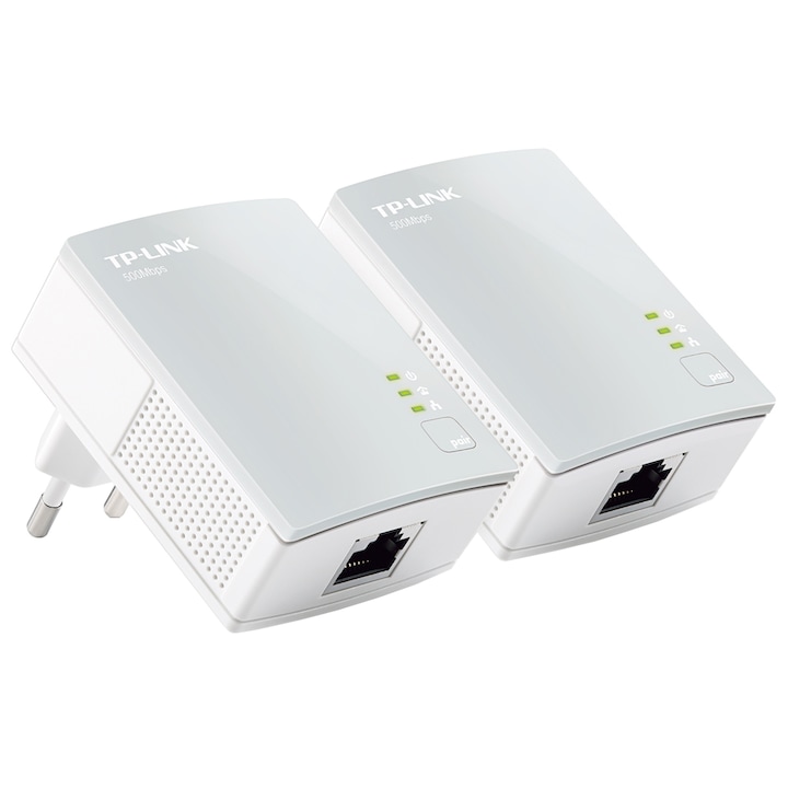 Kit Adaptor Powerline TP-LINK TL-PA4010, Ethernet 500Mbps, Ultra compact