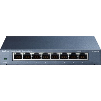 Switch TP-LINK TL-SG108, 8 x 10/100/1000Mbps Switch TP-LINK TL-SG108, 8 x 10/100/1000Mbps