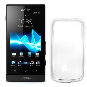 Husa Celly Gelskin243, Transparenta pentru Sony Xperia U Husa Celly Gelskin243, Transparenta pentru Sony Xperia U