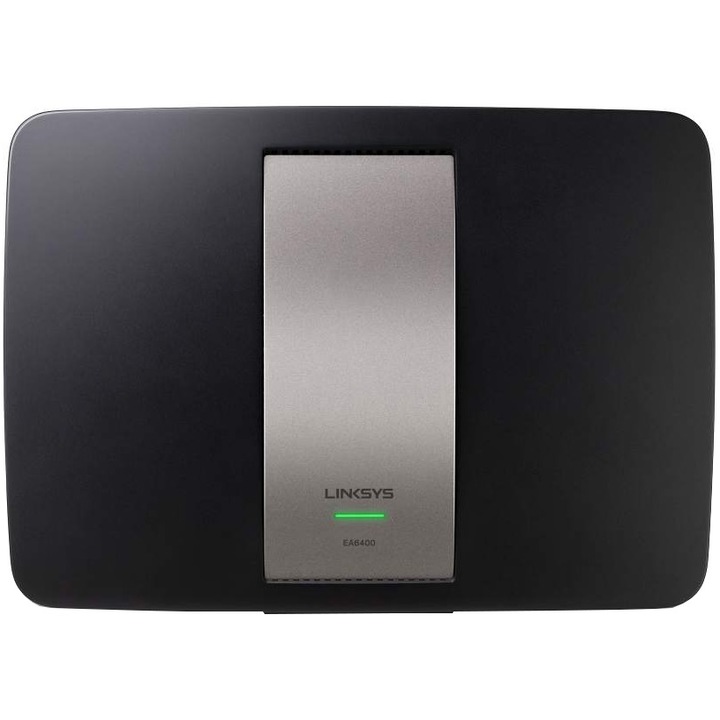 Router Wireless Linksys EA6400, Smart Wi-Fi AC1600, Dual-Band, 4 x 10/100/1000 Mbps, USB