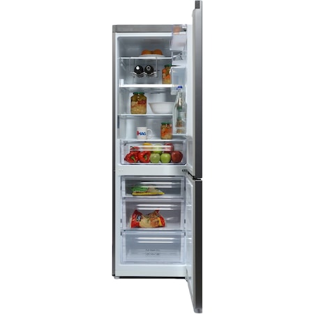 Combina frigorifica Samsung RB31FDRNDSA, 310 l, Clasa A+, Full No Frost, H 185 cm, Dispenser apa, Argintiu