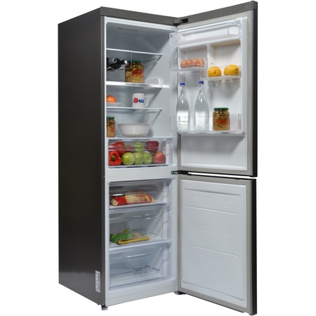 Combina frigorifica Samsung RB31FERNDSA, 310 l, Clasa A+, No Frost, Compresor Digital Inverter, H 185 cm, Argintiu