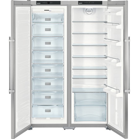 Side by side Liebherr Confort SBSESF7212, 651 l, Clasa A+, No Frost, VarioSpace, H 185.2 cm, Inox