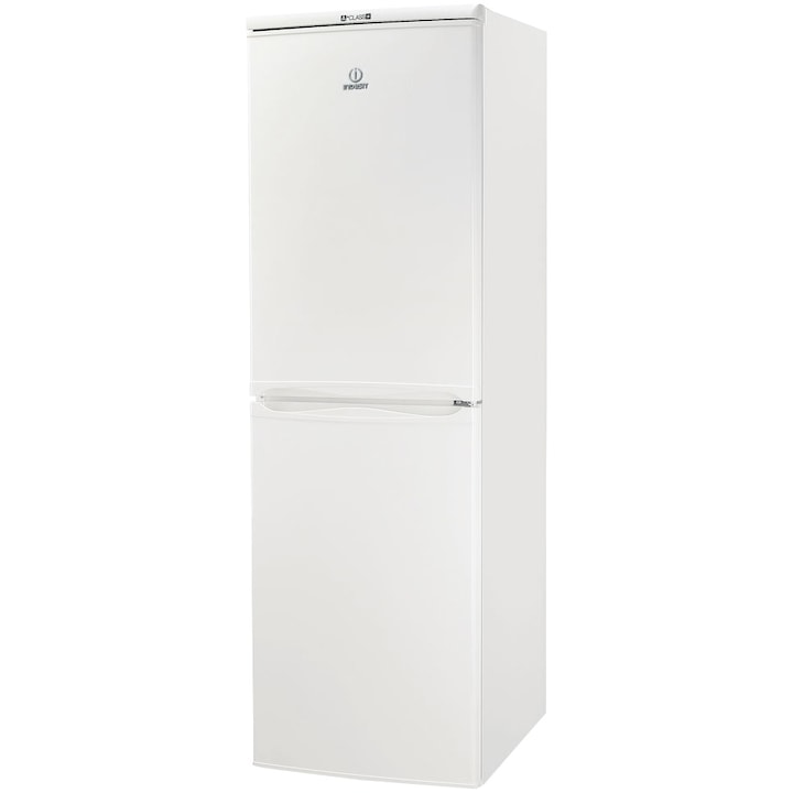 Хладилник с фризер Indesit CAA 55, 234 л, Клас F, H 174 см, Бял