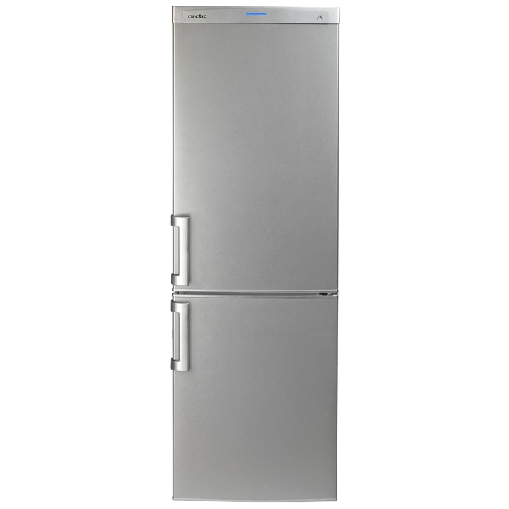Combina frigorifica Arctic AK 346BS+, 340 L, Clasa A+, Buzzer , Argintiu