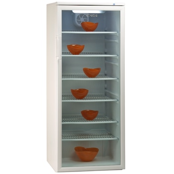 Vitrina frigorifica Arctic V 296, 282 l, Clasa C, Ventilator, H 149.3 cm, Alb/Sticla Vitrina frigorifica Arctic V 296, 282 l, Clasa C, Ventilator, H 149.3 cm, Alb/Sticla