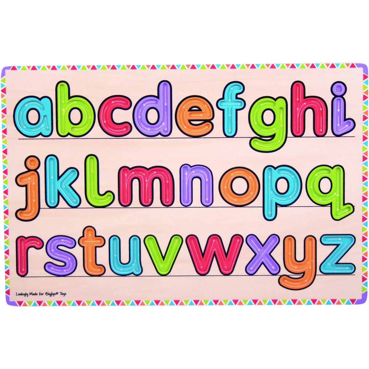 Invatam sa scriem literele BigJigs