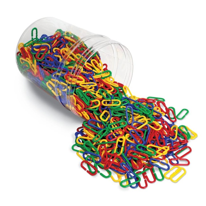 Linknlearn - gyűrűk 4 színű szett 500 db