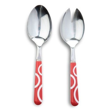 Set de tacamuri pentru salata Nava, 2 piese, rosu Set de tacamuri pentru salata Nava, 2 piese, rosu