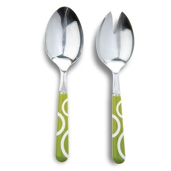 Set de tacamuri pentru salata Nava, 2 piese, verde Set de tacamuri pentru salata Nava, 2 piese, verde