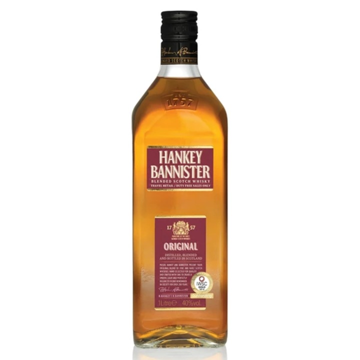Hankey Bannister Skót Blended whisky 40%, 1l